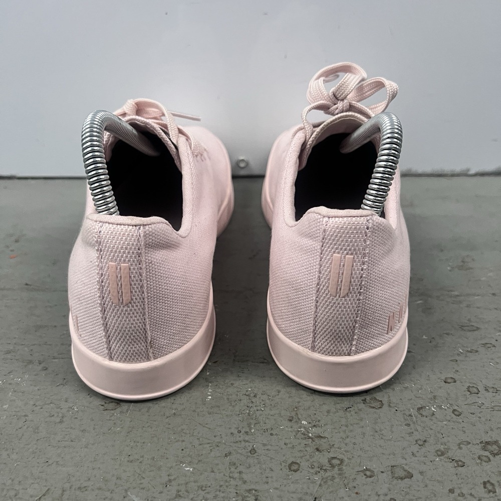 NOBULL Canvas Trainers Pink Womens Size 7 Lightweight Minamalist Gym Shoes - Picture 2 of 11